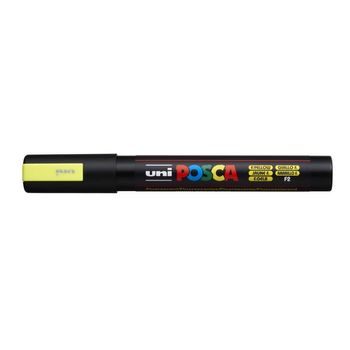 POSCA marker acrilic 5M galben fluorescent