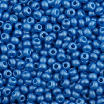 Rocaille Seed Beads, 4 mm, 6/0 , 0,9-1,2 mm, Blue Oil, 25 G, 1 Pack