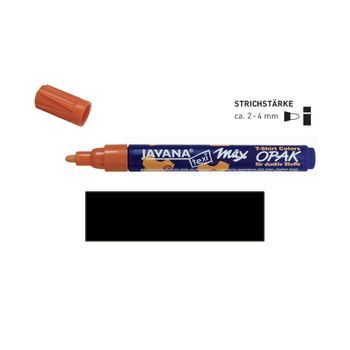 Fabric marker Texi Max JAVANA OPAK black