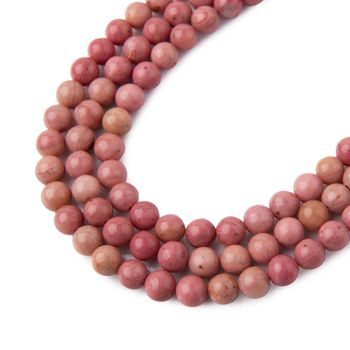 Rhodonite beads 4mm