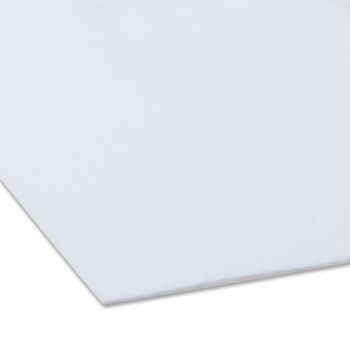 Decorative felt 1mm white