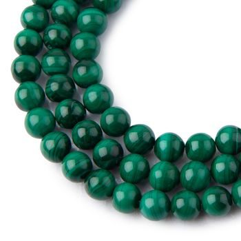 Malachite beads 8mm