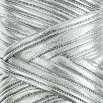 Rico design háčkovacia priadza imitujúca kožu Creative Leatherette strieborná