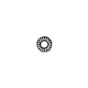 TierraCast parte mediană decorativă Small Coiled Ring culoare argintiu învechit