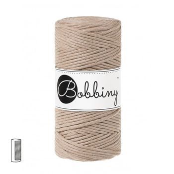 Bobbiny Macramé příze Regular 3mm Sand