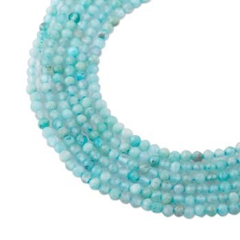 Amazonite 3-4mm faceted