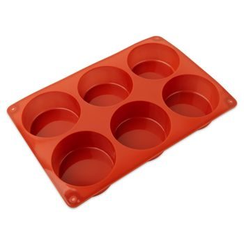 Silicone mould for casting creative clay circle 6pcs