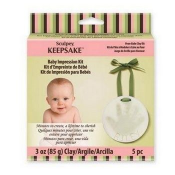 Sculpey baby hand and foot impression kit