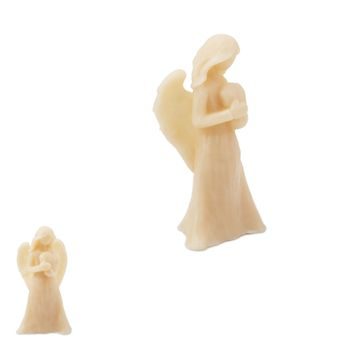 Silicone mould for creative clays in the shape of an angel with a heart 70x50x105mm