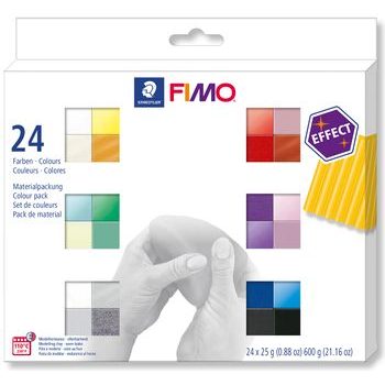 FIMO Effect set of 24 colours 25g