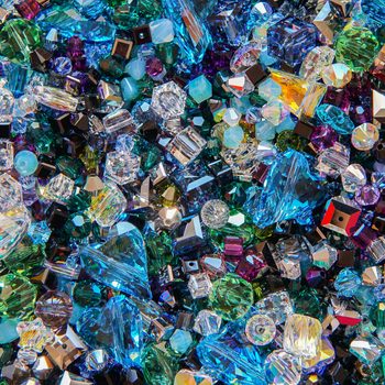 DARČEK Zmes korálikov SWAROVSKI 10g modrá