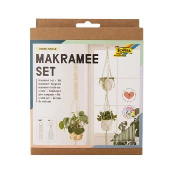 Macramé starter kit flowerpot hanger