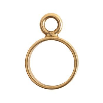 Nunn Design circular frame 18x12,5mm gold-plated