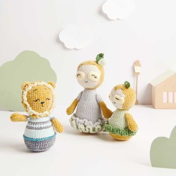 Rico design háčkovací příze Chenillove Super Big Print odstín 001 krémová