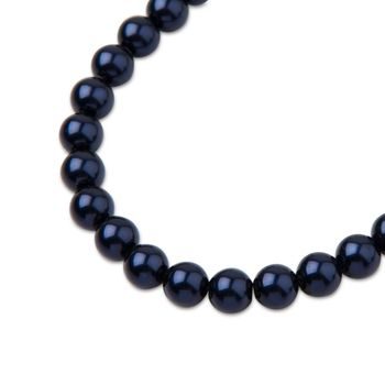 Preciosa perlă rotundă MAXIMA 4mm Pearl Effect Dark Blue