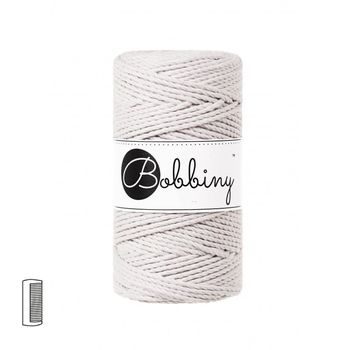 Bobbiny Fir textil Macramé Regular 3PLY 3mm Moonlight