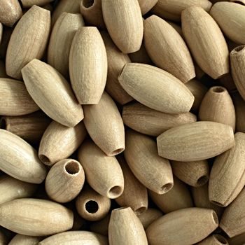 Wooden beads round 4mm natural