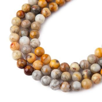 Lace Agate beads 6mm