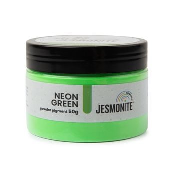 JESMONITE neonový minerálny práškový pigment zelený