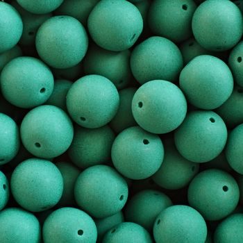 Pressed beads Estrela NEON 8mm dark green