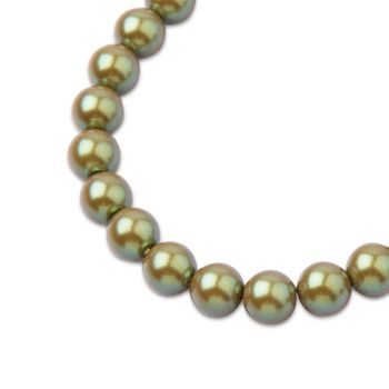 Preciosa guľatá perla MAXIMA 8mm Pearlescent Khaki