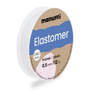 Elastomer 0,5mm/12m čirý