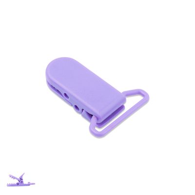 Plastový klip na dudlík 37x16x9mm Lavender Violet