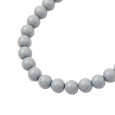 Preciosa kulatá perla MAXIMA 4mm Crystal Ceramic Grey