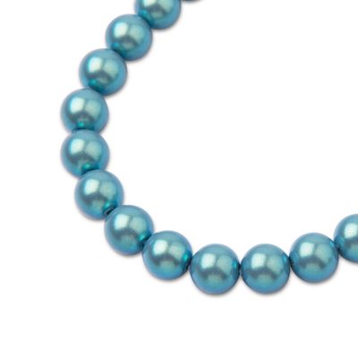Preciosa kulatá perla MAXIMA 8mm Pearlescent Blue