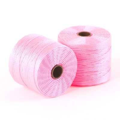 S-lon nylonová nylonová šňůra 0,5mm 70m neon růžová