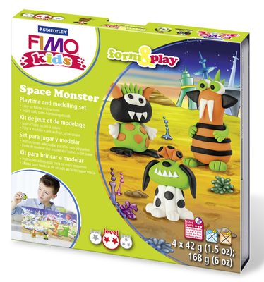 FIMO Kids Form&Play sada Vesmír příšerky