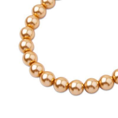 Preciosa kulatá perla MAXIMA 6mm Pearl Effect Gold