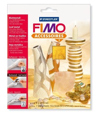 FIMO kovové plátky zlaté