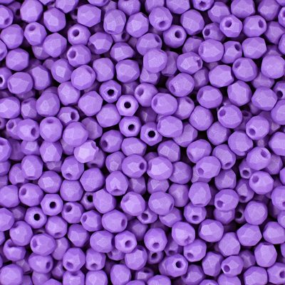 Brúsené koráliky 3mm Lavender