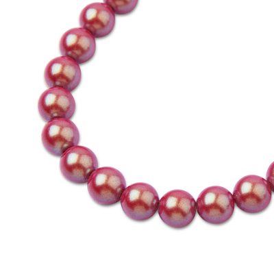 Preciosa kulatá perla MAXIMA 8mm Pearlescent Red