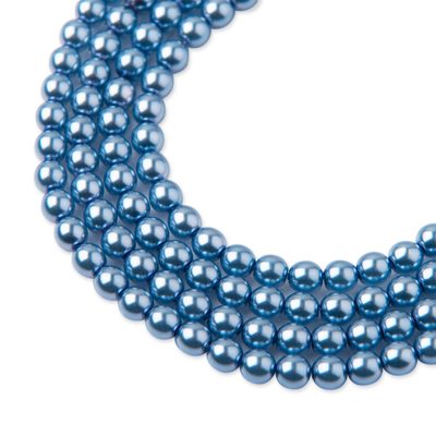Voskové perle 4mm Baby blue
