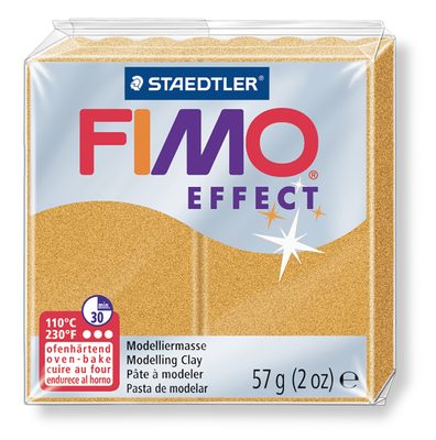 FIMO Effect 57g (8020-11) metalická zlatá