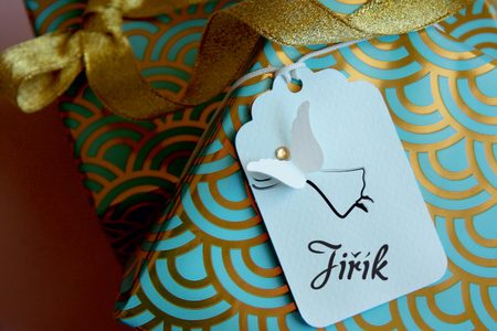 Návod na výrobu jmenovky s andílkem