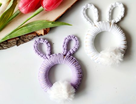 Návod na výrobu macramé zajíčka