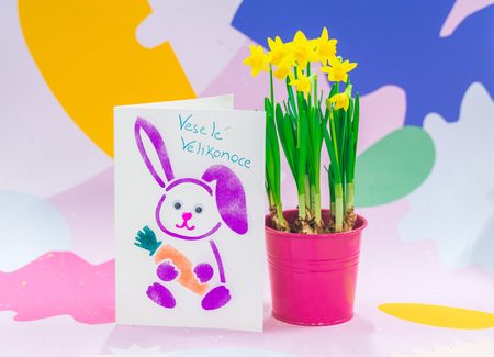 Návod na výrobu přáníčka foukacími fixami