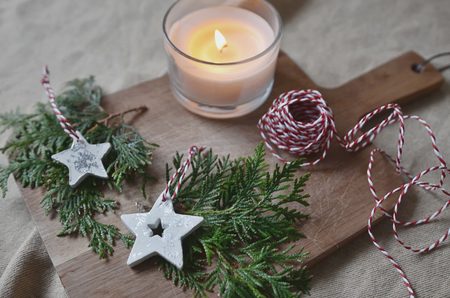 Návod na výrobu hvězd ze samotvrdnoucí hmoty