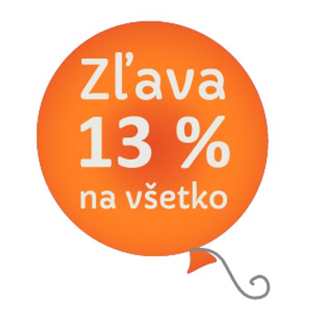 Zľava 13 % na všetko
