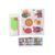 Diamond painting set of stickers with ladybugs, a flower and a sun 6pcs