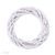 Wicker wreath base 35cm white