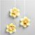 Tissue paper flowers kit - daffodils diameter 13 cm