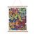 Diamond painting with hanger bars Colourful butterflies 35x45cm
