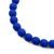 Pressed beads Estrela NEON 10mm dark blue