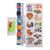 Diamond painting set of stickers with animals 12pcs