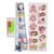 Diamond painting set of stickers with princesses 12pcs