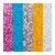 Glitter paper thick 5 sheets mix of colours